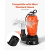 VEVOR 550 W panardinamas dumblo siurblys, 18000 l/h, ketaus, 2 col. išleidimas, 10 m kėlimo aukštis