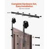 VEVOR 5FT stumdomų tvarto durų furnitūros komplektas, 330 lb, juodas