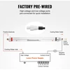 VEVOR 90 W CO2 lazerio vamzdis, 1250 mm, 80 mm, su metaline galvute