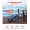 VEVOR Adirondack sulankstomas pakojis, mėlynas, HDPE, 18,7 x 18,9 x 13,8 col.