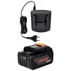 VEVOR Akumuliatoriaus ir įkroviklio rinkinys, 20V, 4000 mAh, BLD18A-4000