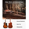 VEVOR Akustinė gitara 41 col., sunburst, FG068C-41SB