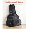 VEVOR Akustinės gitaros dėklas, kietas, 1195 mm, 41 col. gitaroms, rudas
