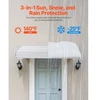 Koduva VEVOR aliuminio stogelis 60 x 42 col., langui, durims ir terasai