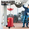 VEVOR Alyvos išleidimo bakas 80 l, mobilus, su oro pavara, reguliuojamo piltuvo aukščio ir slėgio vožtuvu