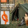 VEVOR Arboristų medžių laipiojimo virvė, dvigubo pynimo poliesteris, 1/2"/1,3 cm x 120'/36,6 m, 48 vijų