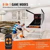 VEVOR Arcade krepšinio žaidimas, 2 žaidėjų vidaus žaidimas, dvigubas metimas, 5 kamuoliai, 8 režimai, elektroninė skaičiuoklė