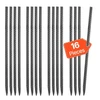 VEVOR Armatūros kuolai I12-406, 16 vnt., 406,4 mm, juodi