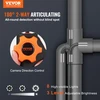 VEVOR Artikuliuojama boreskopo kamera su šviesa, 5" IPS 1080P ekranas, 6,4 mm objektyvas, 4,9 ft (1,5 m) kabelis
