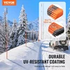 VEVOR Atšvaitiniai įvažiavimo žymekliai, 122 cm, oranžiniai stiklo pluošto kuoliukai