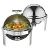 VEVOR Atverčiamas „chafing dish“ komplektas, 6 qt, 2 vnt., nerūdijančio plieno