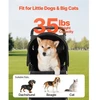 VEVOR Augintinio vežimėlis, 16 kg, sulankstomas, 3 ratų, su tinklelio langais ir puodelių laikikliais