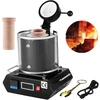 VEVOR Aukso lydymo krosnis, 1350 W, iki 1150 â„ƒ, skaitmeninÄ—, su 3kg keraminiu tigliu
