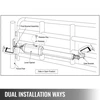 VEVOR Automatinis vartų atidarytuvas, 2 vnt., DC 24 V, 80 W