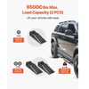 VEVOR Automobilio rampos, 2 vnt., 5897 kg GVW, 155 mm pakėlimo aukštis, portatyvios aukšto profilio aptarnavimo rampos
