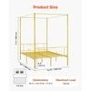 VEVOR Baldakiminė lovos rėmas, metalinė, auksinė, Full, SSHGC-05