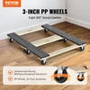 Koduva VEVOR baldų vežimėlis, 1000 lbs keliamoji galia, 2 vnt., 18 x 30", su 8 x 3" PP pasukamais ratukais