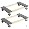 Koduva VEVOR baldų vežimėlis, 1000 lbs keliamoji galia, 2 vnt., 18 x 30", su 8 x 3" PP pasukamais ratukais