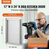 Koduva VEVOR BBQ prieigos durelės 432x610 mm, nerūdijančio plieno, įleidžiamos, su įleistine rankena