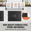 VEVOR BBQ prieigos durelės, 788x610 mm, dvigubos lauko virtuvės durelės, juodos