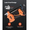 VEVOR Belaidis tepalo pistoletas, 8000 PSI, 20 V, su 2,0 Ah baterija, LED šviesa, 35,4 col. žarna ir dėklu