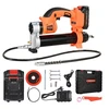 VEVOR Belaidis tepimo pistoletas, 8000 PSI, 20 V, su 2,0 Ah baterija, LED šviesa, 30 colių žarna ir dėklu
