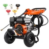 VEVOR Benzininis aukšto slėgio plovimo įrenginys, 3500 PSI, 10 l/min, su aliumininiu siurbliu ir 5 antgalių rinkiniu
