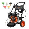 VEVOR Benzininis aukšto slėgio plovimo įrenginys, 3950 PSI, 10 l/min, su variniu siurbliu