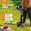 Koduva VEVOR benzininis žemės grąžtas D43-F, 1250 W, oranžinis juodas
