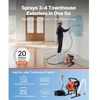 Koduva VEVOR bevielis dažų purkštuvas, 900 W, 3300 PSI, 35 x 29,5 x 48 cm