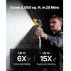 Koduva VEVOR bevielis dažų purkštuvas, 900 W, 3300 PSI, 35 x 29,5 x 48 cm