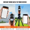 Koduva VEVOR Bluetooth rankinis anemometras, LED pašvietimo ekranas, 14°F–140°F, EM2245B