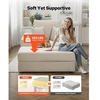 Sofa VEVOR Chaise lounge kėdė 111,5 cm, kreminė