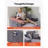 Sofa VEVOR Chaise lounge kėdė 8035, pilka, 1380 x 1500 x 700 mm