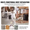 Koduva VEVOR cikloninis dulkių separatorius, 4" retrofit, 2" jungtis, tinka 18,9–37,85 l talpai
