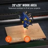 Koduva VEVOR CO2 lazerinio graviravimo mašina 80 W, 500 x 700 mm, iki 500 mm/s, su 2 krypčių oro pagalba, KH7050