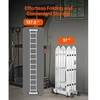 Koduva VEVOR daugiafunkcė sulankstoma kopėčios, KMP403, 7-in-1, 3,7 m, 149,7kg
