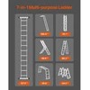 Koduva VEVOR daugiafunkcė sulankstoma kopėčios, KMP403, 7-in-1, 3,7 m, 149,7kg