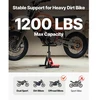 VEVOR Dirt bike keltuvas, motociklo domkrato stovas 1200 lb, hidraulinis, reguliuojamas 9,8"–18,3"