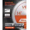 Koduva VEVOR diskinis pjūklo diskas, 355 mm, 72 dantys, 25,4 mm anga, metalui