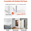 VEVOR Drywall prieigos panelė, 64x34 cm, cinkuotas plienas, balta, su varžtiniu užraktu, 32x62 cm angai