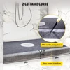 VEVOR Dušo bortelio rinkinys 38" x 60" su 4" PVC centrine sujungimo flanšu ir 4" nerūdijančio plieno grotelėmis