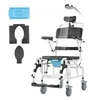 VEVOR Dušo vežimėlis HFK-3331, 44,5 cm, baltas ir juodas