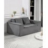 Koduva VEVOR dviaukštė sofa, 160 cm, pilka, 2 vietų