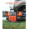 Koduva VEVOR dviejų cilindrų galingas oro kompresorius, 300 l/min, 12V, 150 PSI, nešiojamas
