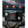 VEVOR Dvigubos baterijos izoliatoriaus rinkinys, 12 V 80 A, 13,3 mm² (6 AWG), VSR relė su voltmetru ir LCD