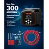 VEVOR Dvigubos baterijos izoliatoriaus rinkinys, 12 V 300 A, 2 AWG, rankinis ir automatinis VSR su voltmetru ir LCD, skirtas UTV, ATV