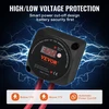VEVOR Dvigubos baterijos izoliatoriaus komplektas, 12 V 140 A, rankinis ir automatinis režimai, VSR relė su LCD ekranu
