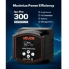 VEVOR Dvigubos baterijos izoliatorius, 12 V 300 A, rankinis ir automatinis VSR su LCD ekranu