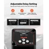 VEVOR Dvigubos baterijos izoliatorius, 12 V 140 A, rankinis ir automatinis VSR relė su LCD ekranu